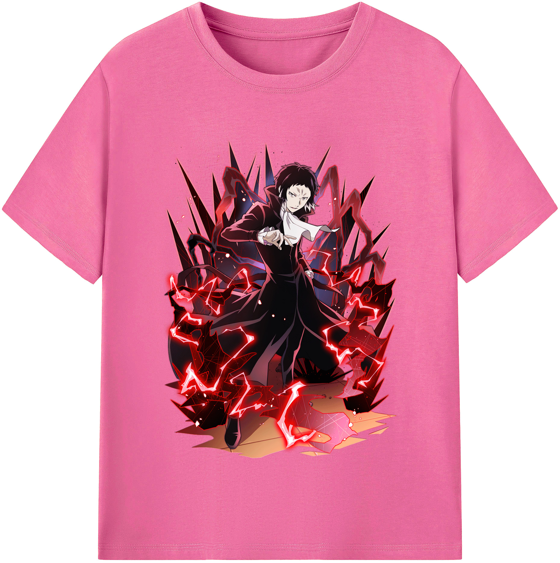 （画像用） 文豪ストレイドッグス Bungo Stray Dogs レディースカジュアルプリントTシャツ（綿100％）